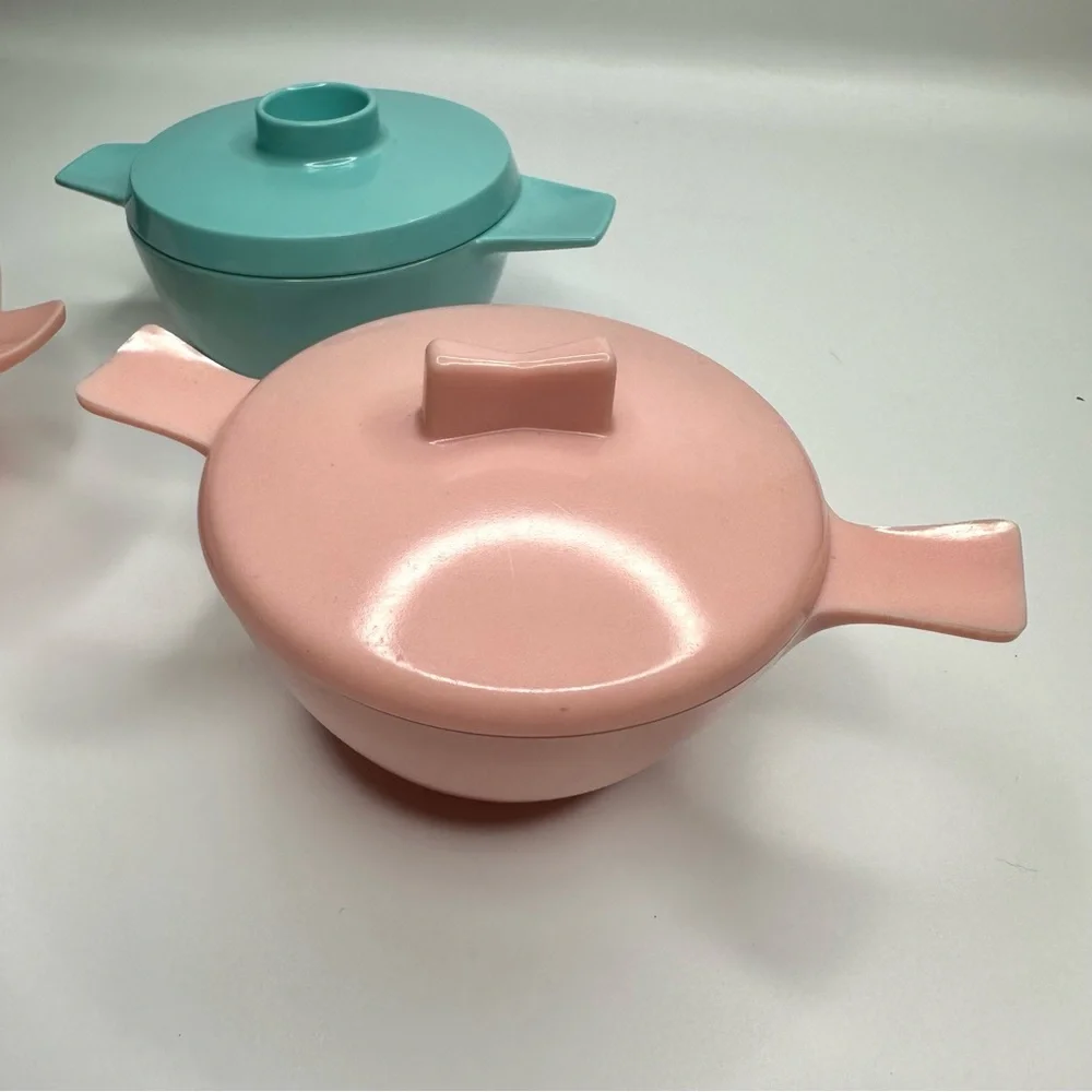 Vintage Mid-Century Modern Melmac Serving Set 3 Pieces 1950s